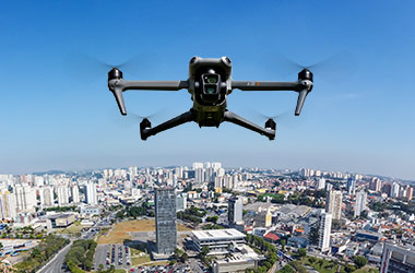 Imagens 360º com drone